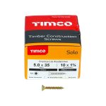 Solo Chipboard & Woodscrews 5.0 x 35 (200 Pieces)