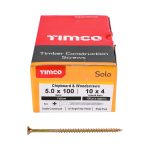 Solo Chipboard & Woodscrews 5.0 x 100 (100 Pieces)
