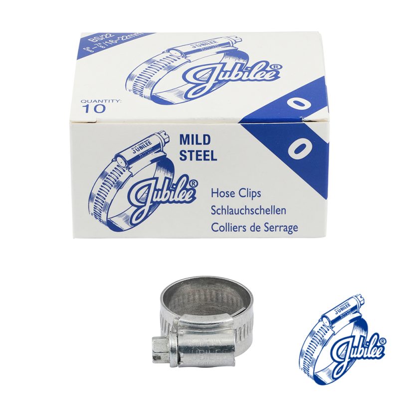 Jubilee Clip Mild Steel 16 - 22mm