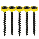 Collated Drywall Screws  PH  Bugle Coarse Thread  Black