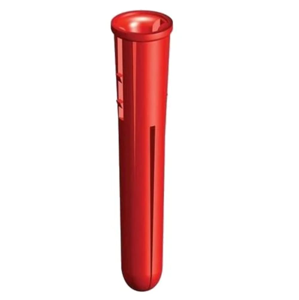 TIMCO Plastic Plug - Red - Box of 100 TIMCO