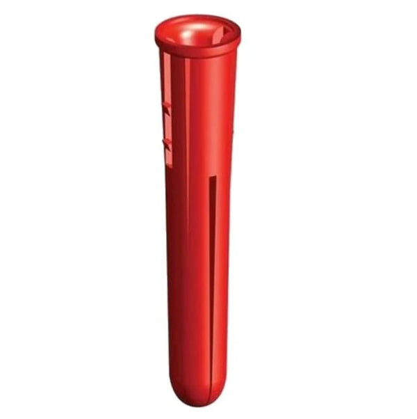 TIMCO Plastic Plug - Red - Box of 100 TIMCO