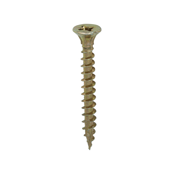 C2 Strong-Fix - PZ - Double Countersunk - Twin-Cut - Yellow