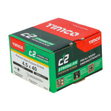 C2 Strong-Fix - PZ - Double Countersunk - Twin-Cut - Yellow