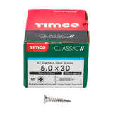 Classic Multi-Purpose Screws - PZ - Double Countersunk - A2 Stainless Steel