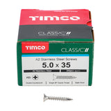 Classic Multi-Purpose Screws - PZ - Double Countersunk - A2 Stainless Steel