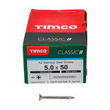 Classic Multi-Purpose Screws - PZ - Double Countersunk - A2 Stainless Steel