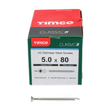 Classic Multi-Purpose Screws - PZ - Double Countersunk - A2 Stainless Steel