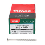 Classic Multi-Purpose Screws - PZ - Double Countersunk - A2 Stainless Steel