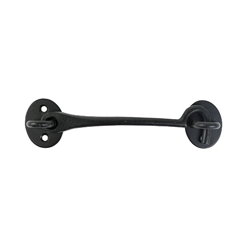 Cabin Hooks Black 6 inches