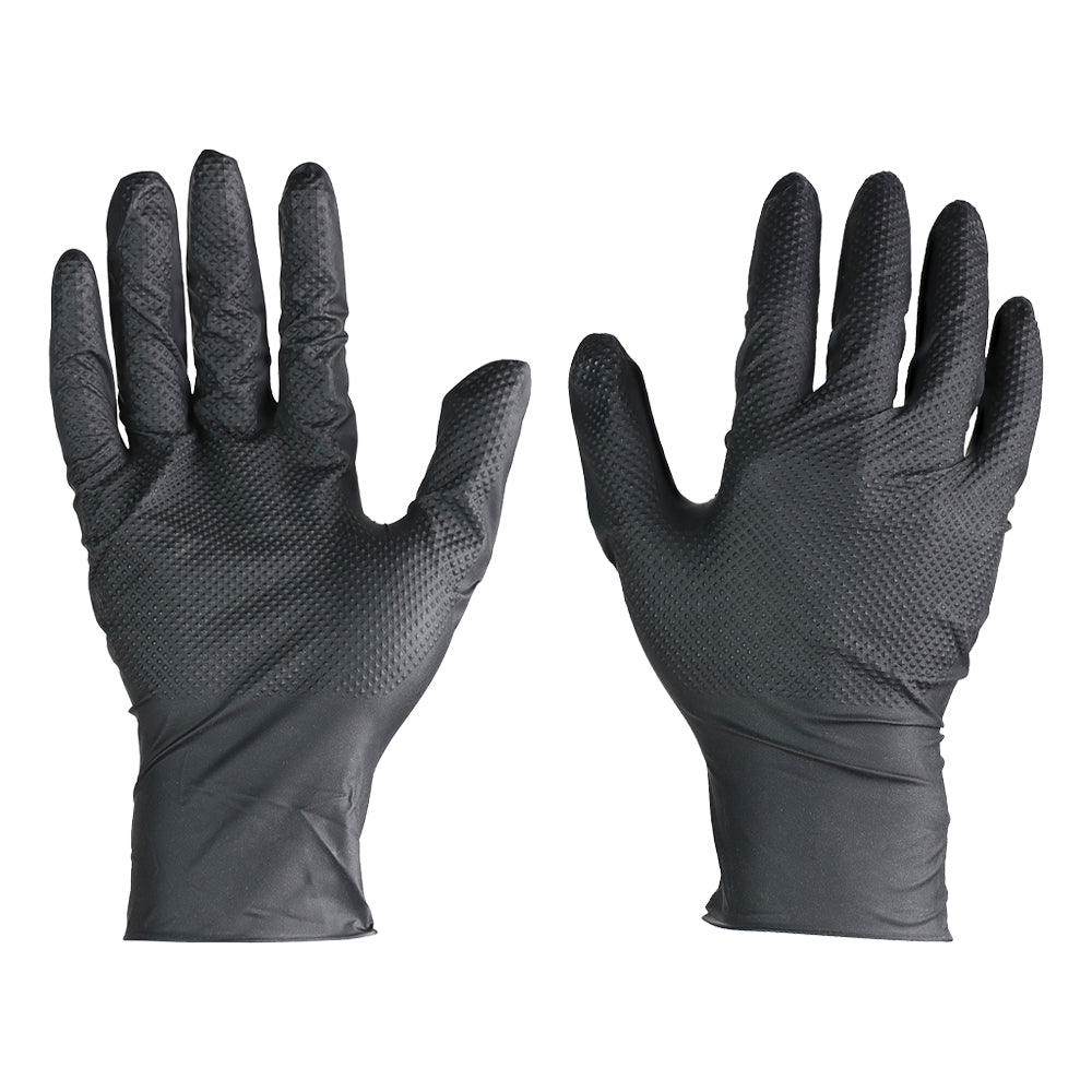 Diamond Textured Disposable Nitrile Gloves tstrade