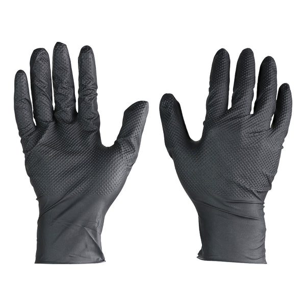 Diamond Textured Disposable Nitrile Gloves tstrade