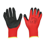 Grip Gloves Crinkle Latex Coated Polyester