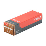 TIMCO Plastic Plug - Brown - Box of 100 TIMCO