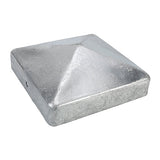 METAL FENCE POST CAPS | Oxide Red / Zinc Dip Galvanised / Epoxy Black-ALL SIZES tstrade