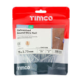 Timco Galvanised Round Wire Nails 1KG Bag – 40mm to 150mm – Strong Steel Fixings