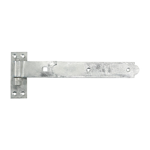 Pair of Straight Band & Hook On Plates - Hot Dipped Galvanised 250mm tstrade