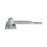 Pair of Straight Band & Hook On Plates - Hot Dipped Galvanised 250mm tstrade