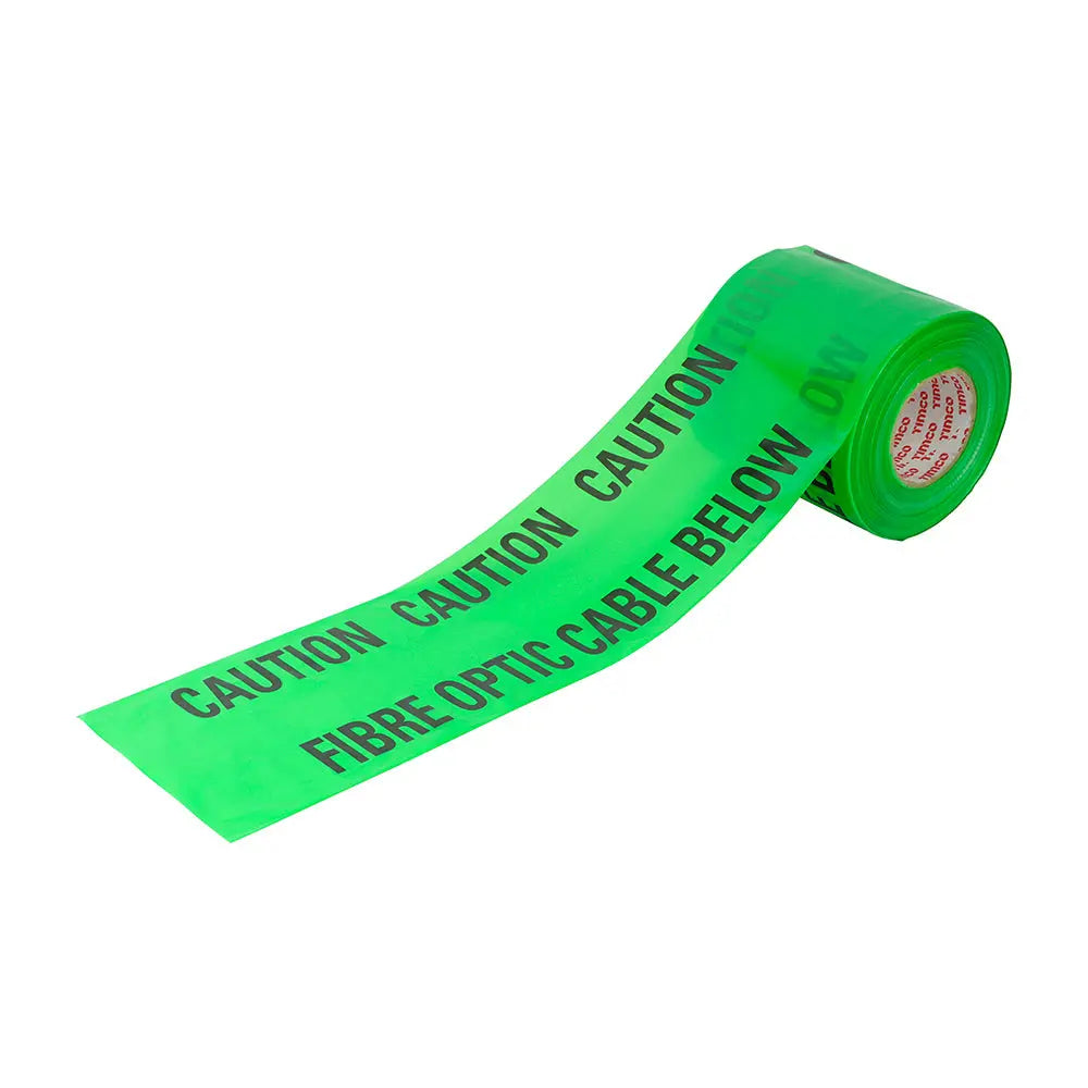 caution underground warning tape  365m x 150mm Fibre Optic Cable tstrade