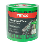 caution underground warning tape  365m x 150mm Telephone Cable