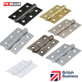 Door Hinges Ball Bearing Fire Doors 3 inch 75mm Internal WITH SCREWS