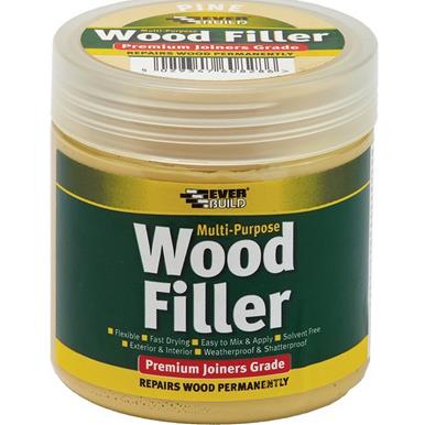 Everbuild Multi Purpose JOINERS GRADE Wood Colour Filler 250ml ALL COLOURS