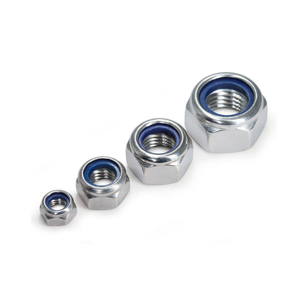 Nyloc Nylock Type P Nylon Insert Lock Nuts BZP DIN 982 M3 M4 M5 M6 M8 M10 M12 M14 tstrade