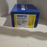 General Purpose Woodscrews Pozi Head  4.0 x 60mm unifix