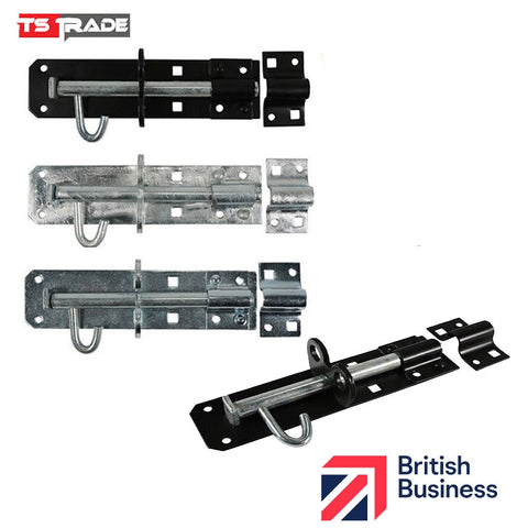 Brenton Pad Bolt - Heavy Duty Black Zinc Galvanised 4